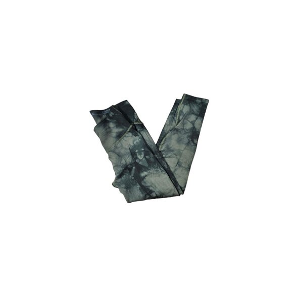 Good American Women's Green Tie-Dyed Leggings - Size  Medium - Picture 1 of 5